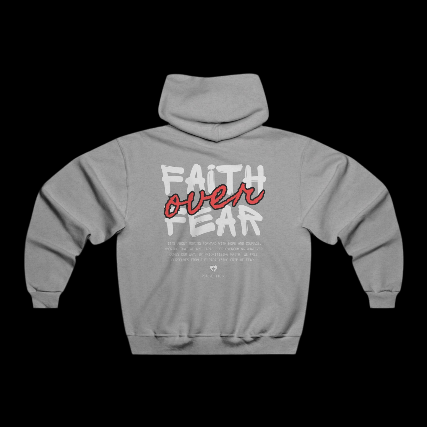 Faith Over Fear Hoodie for Men | Christian Hoodie