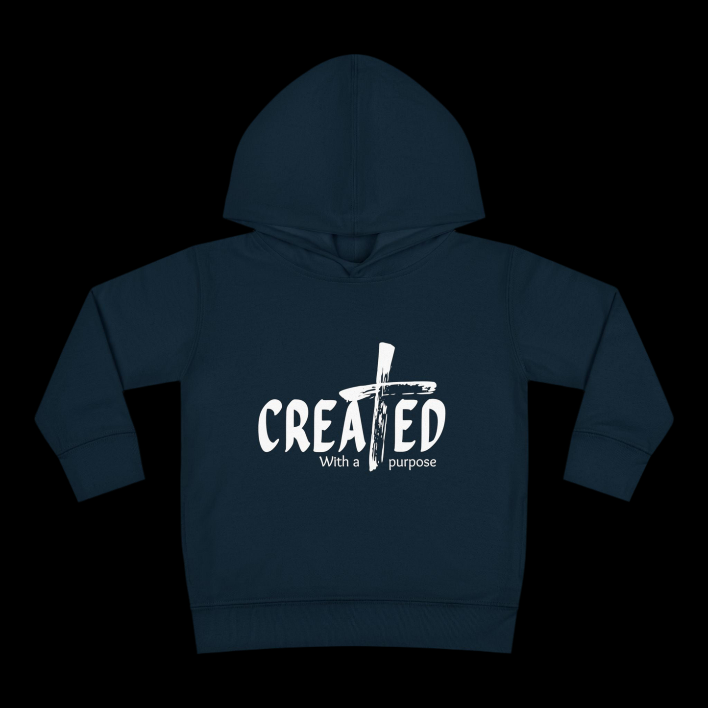 Toddler Hoodie, Created with purpose'