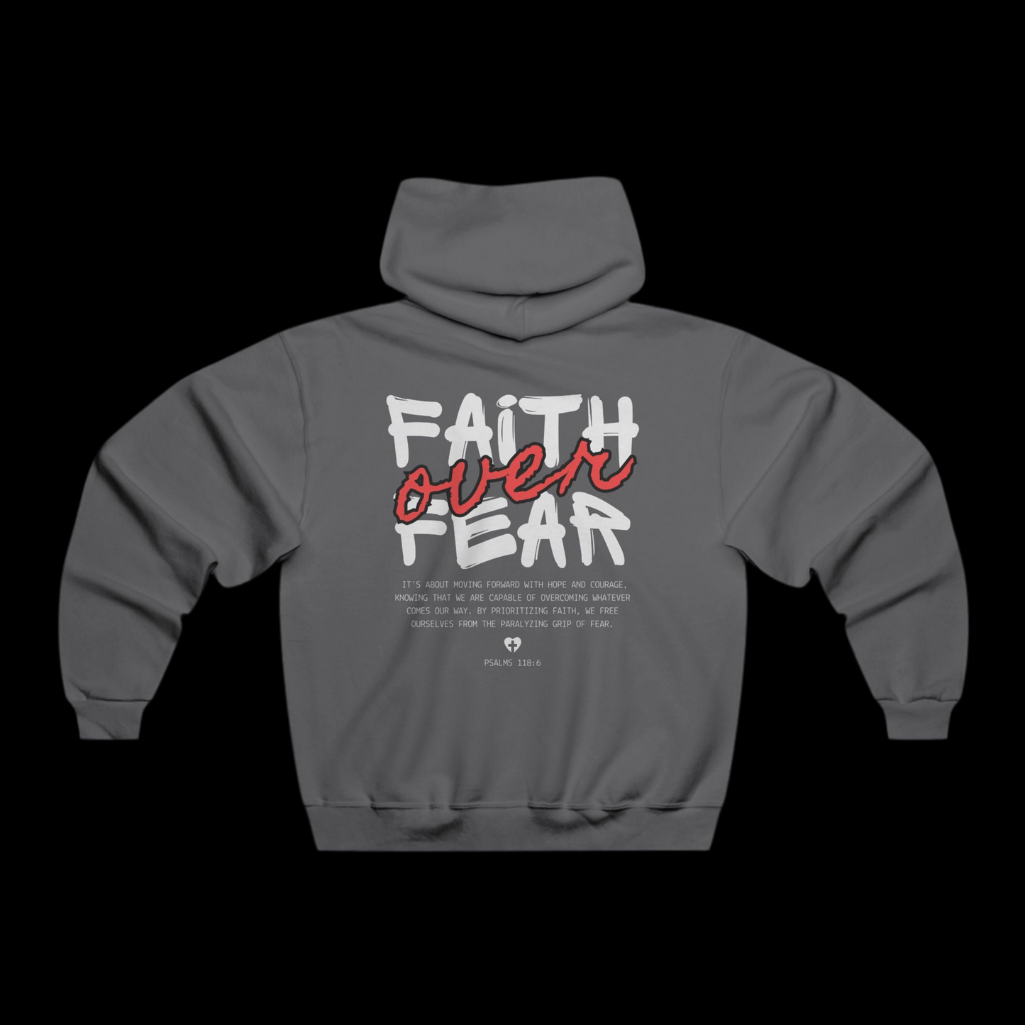 Faith Over Fear Hoodie for Men | Christian Hoodie
