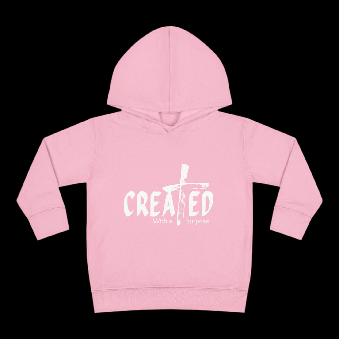 Toddler Hoodie, Created with purpose'