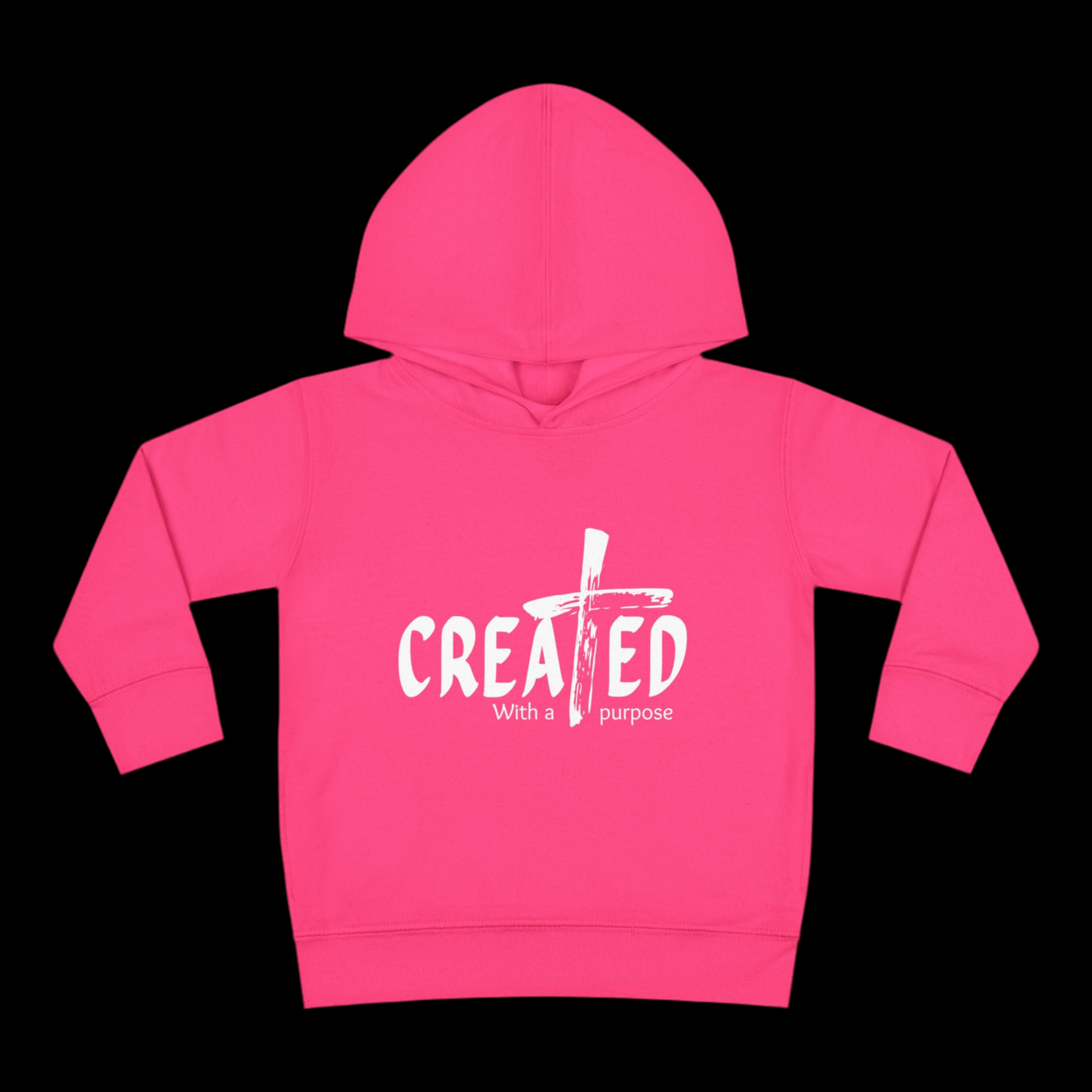 Toddler Hoodie, Created with purpose'