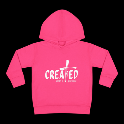 Toddler Hoodie, Created with purpose'